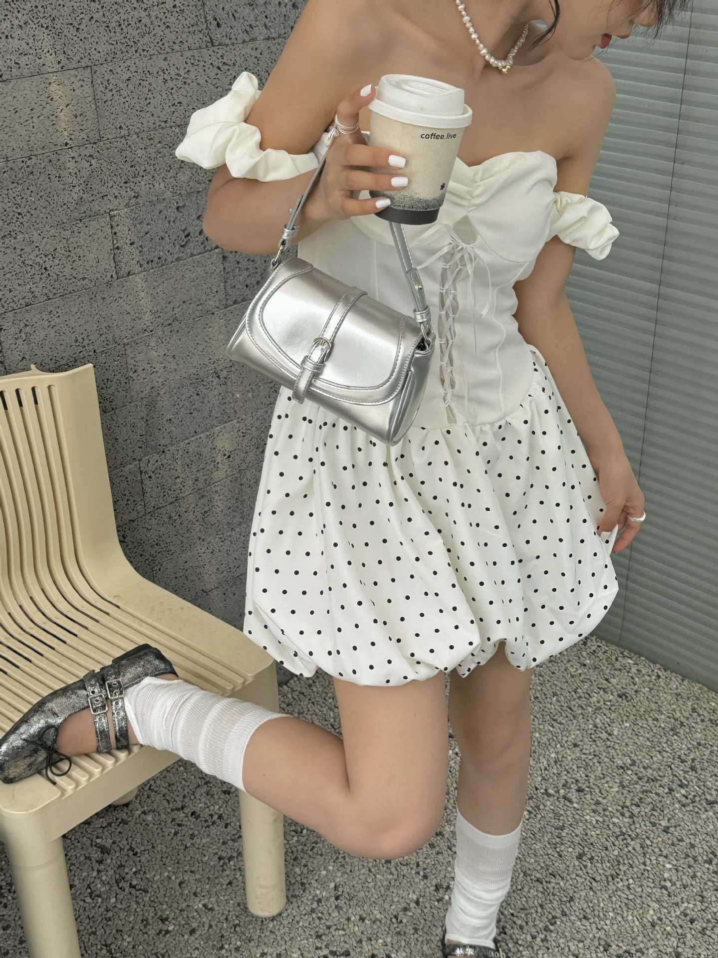 Gentle Baby Bag in Silver