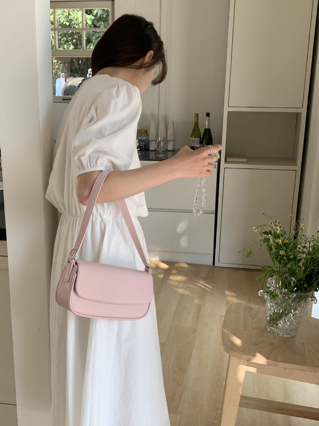 Daydreamer Shoulder Bag in Pink
