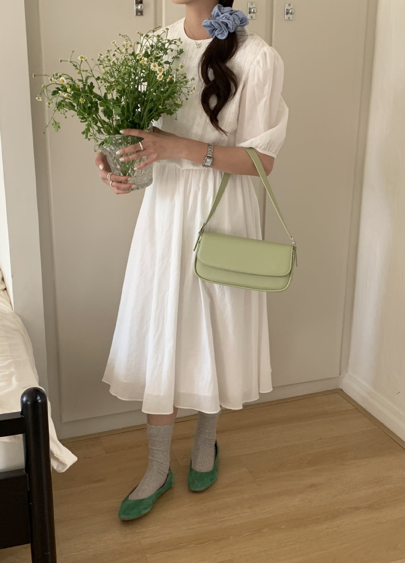 Daydreamer Shoulder Bag in Sage