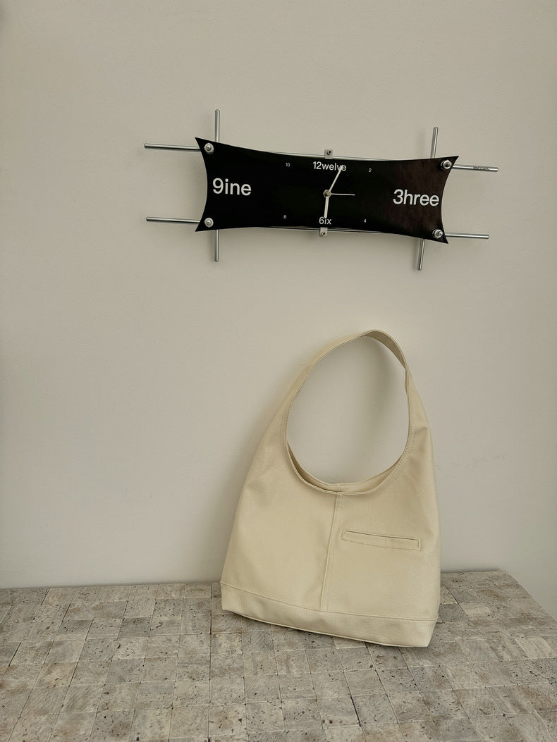 Nine to Fine Hobo Bag in Eggshell