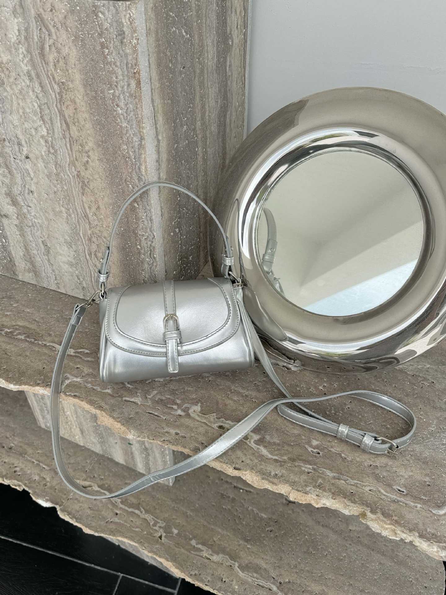 Gentle Baby Bag in Silver