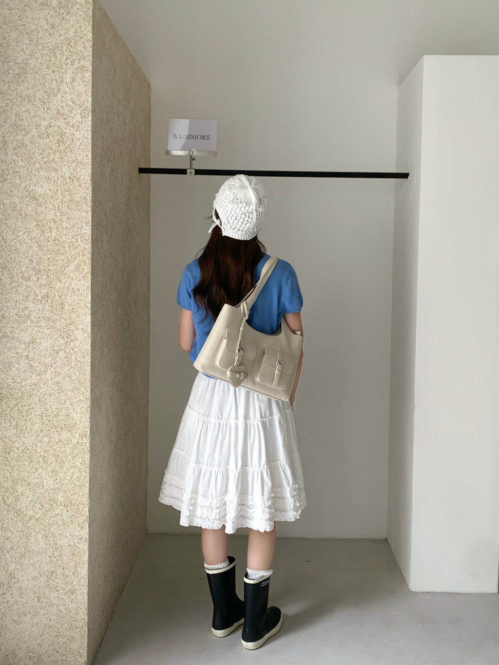 Dear Diary Hobo Bag in Eggshell