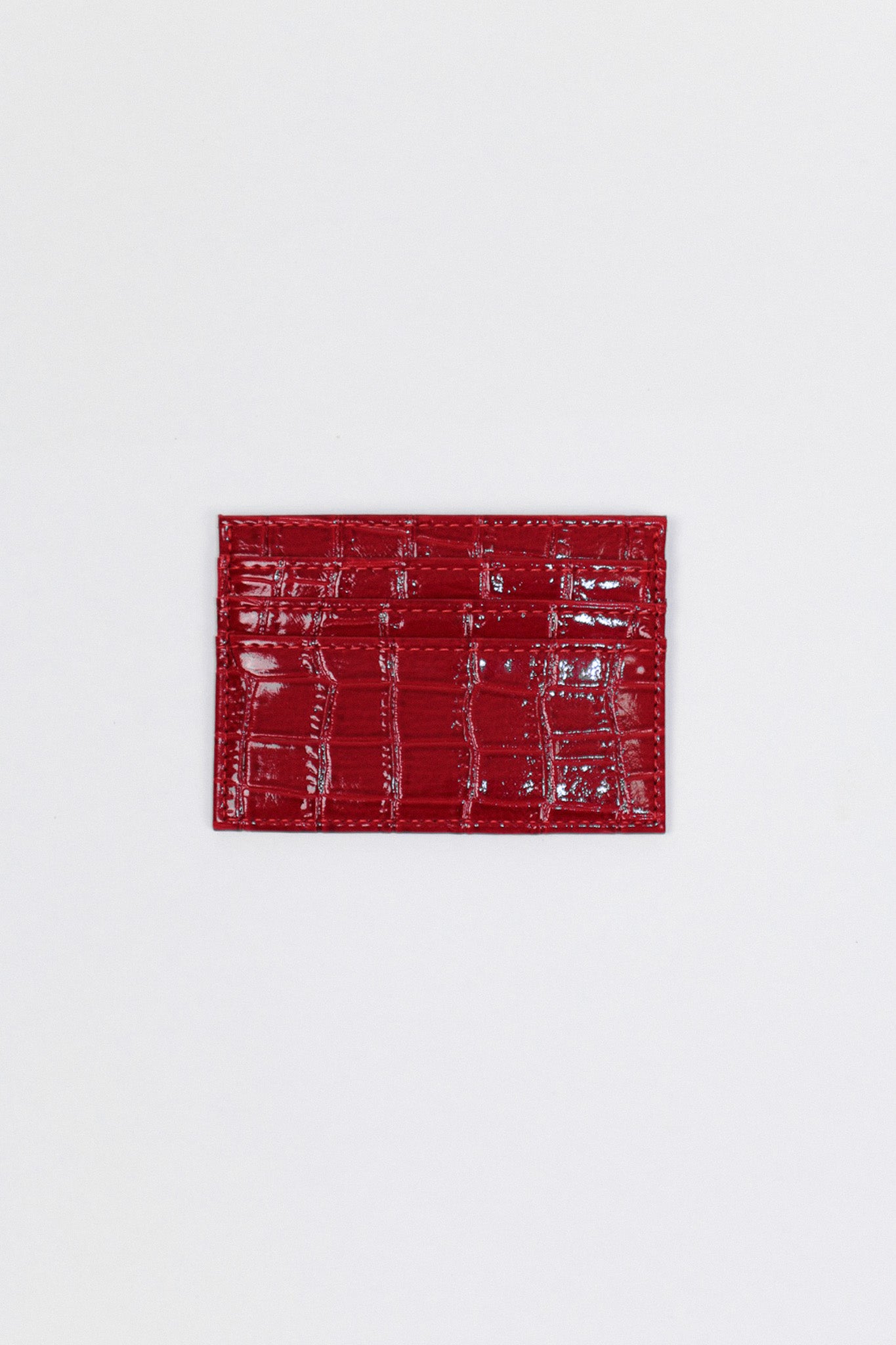 Hot Pocket Card Holder in Ruby Red
