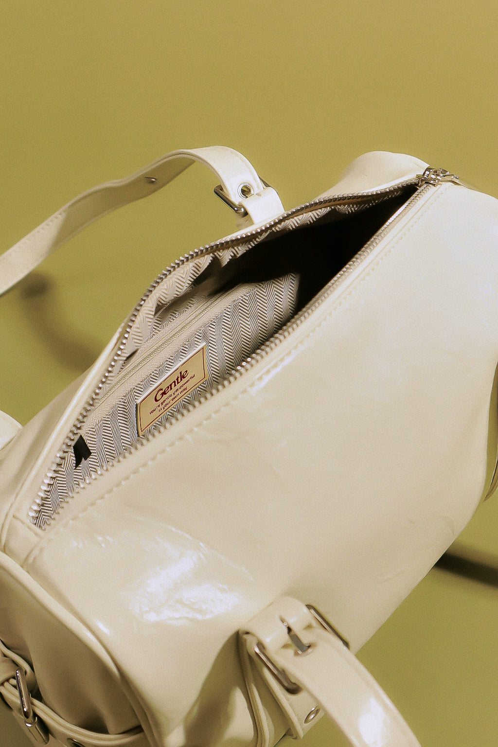 Boss Baby Shoulder Bag in Eggshell