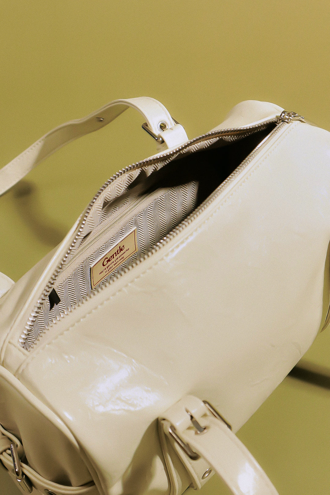 Boss Baby Shoulder Bag in Eggshell