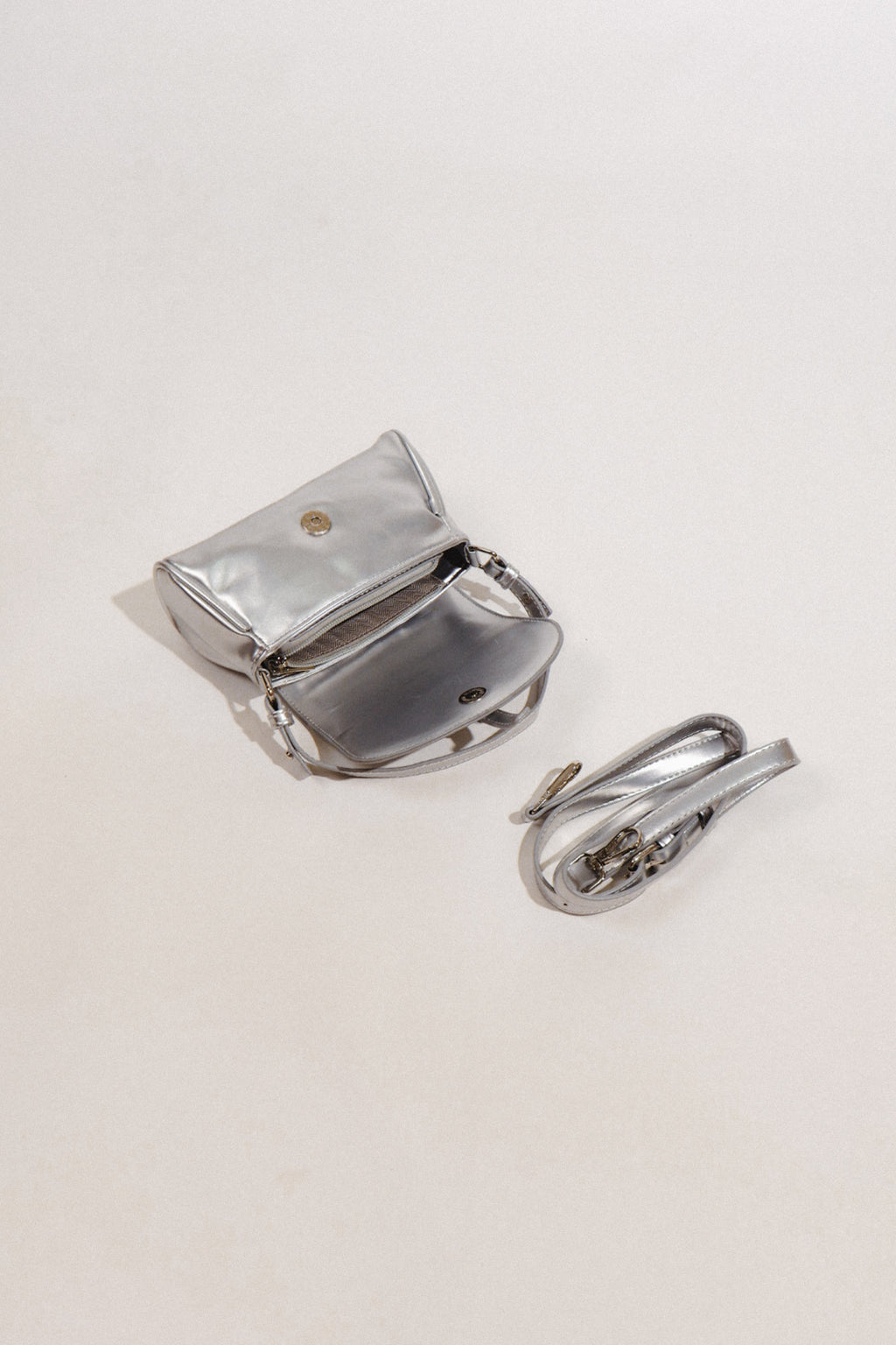 Gentle Baby Bag in Silver