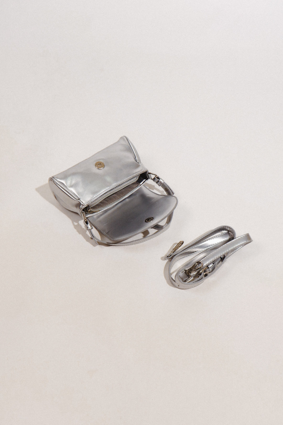 Gentle Baby Bag in Silver