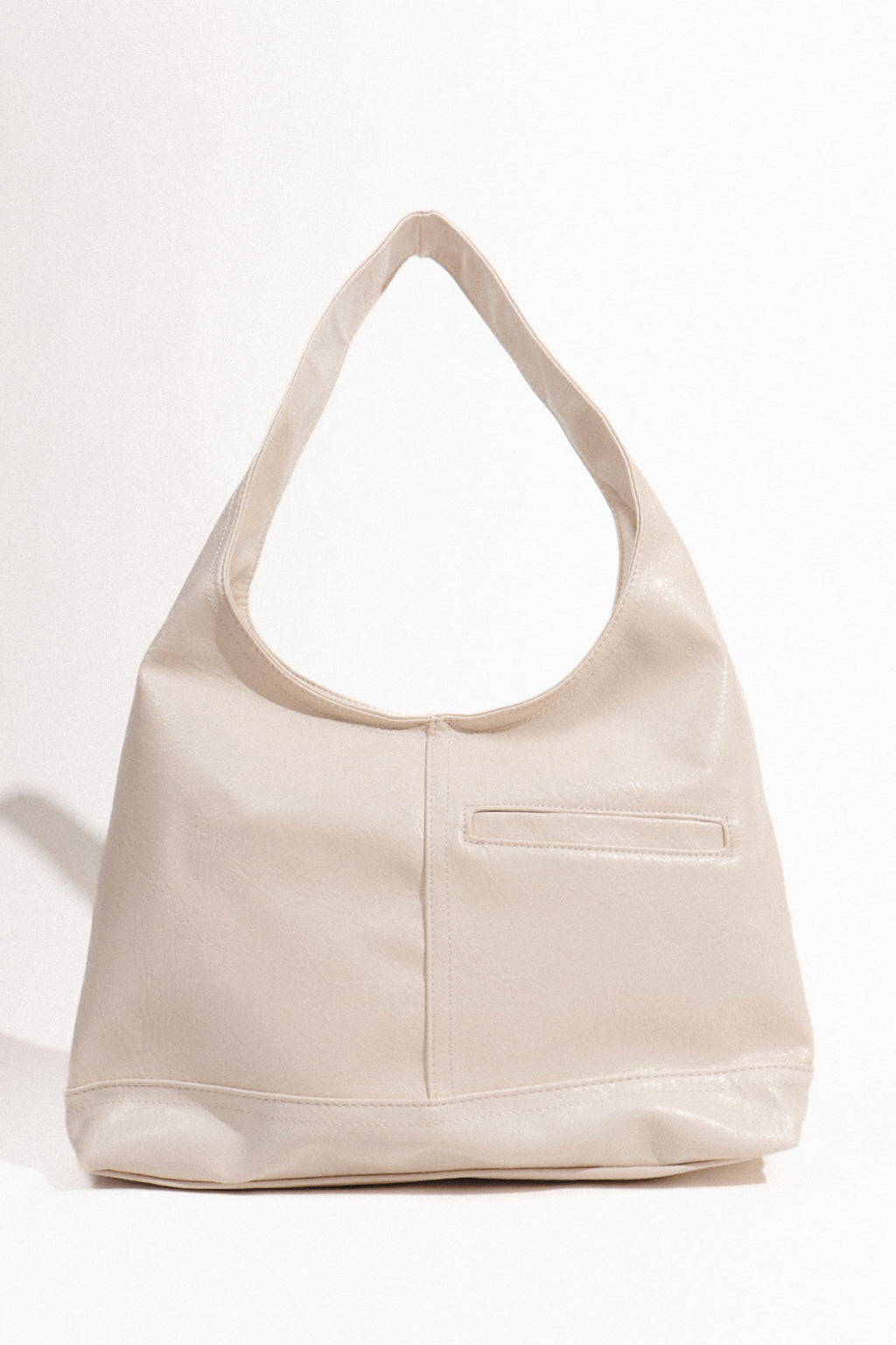 Nine to Fine Hobo Bag in Eggshell