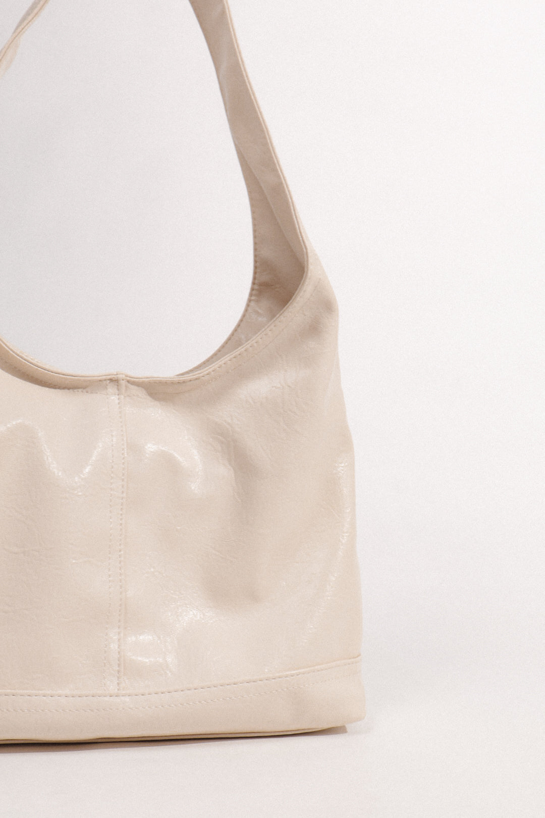 Nine to Fine Hobo Bag in Eggshell