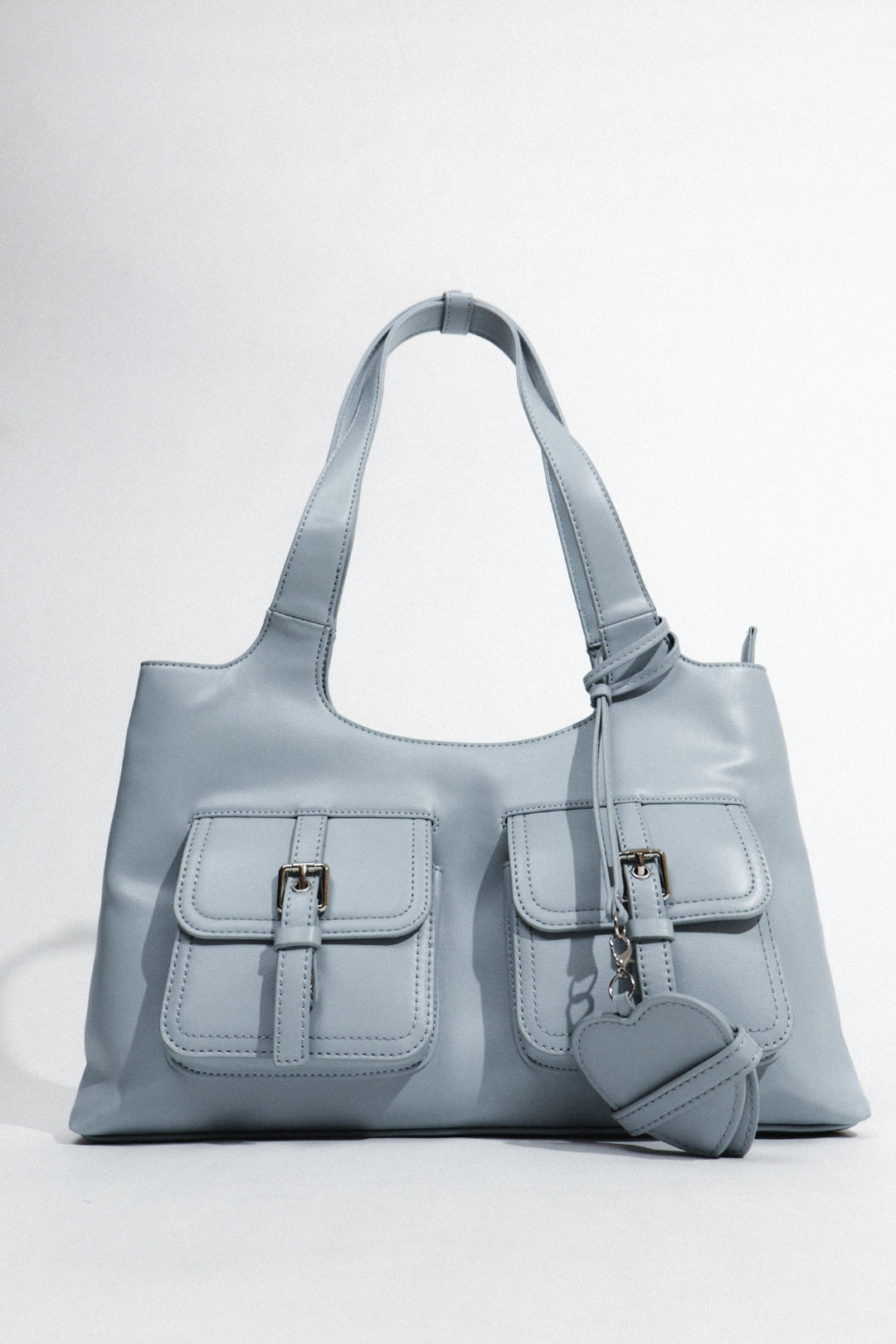 Dear Diary Hobo Bag in Dusty Blue