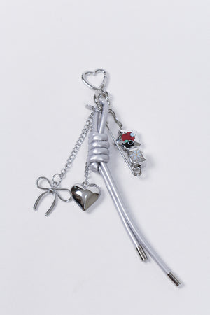 Little Things Keyring in Silver