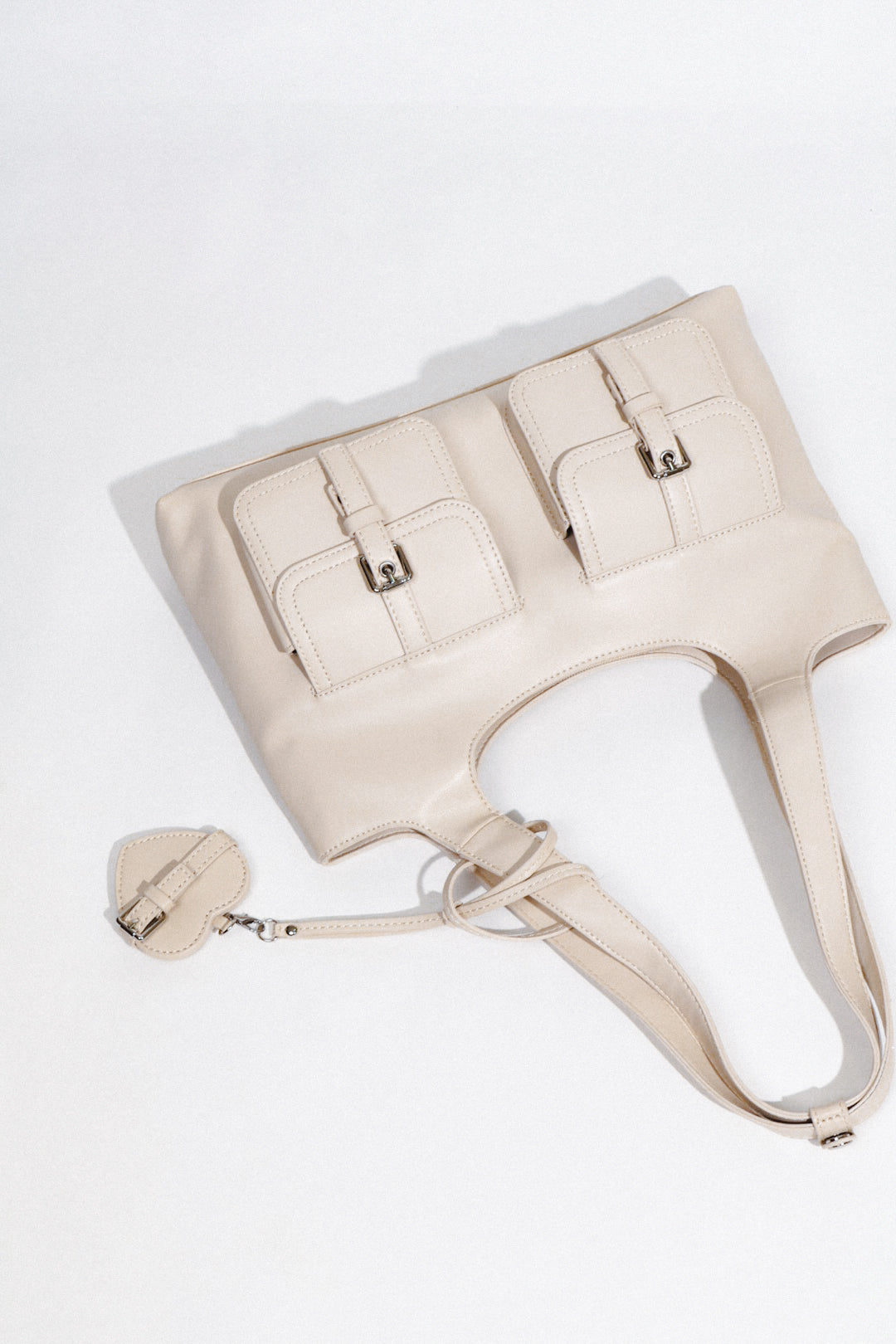 Dear Diary Hobo Bag in Eggshell